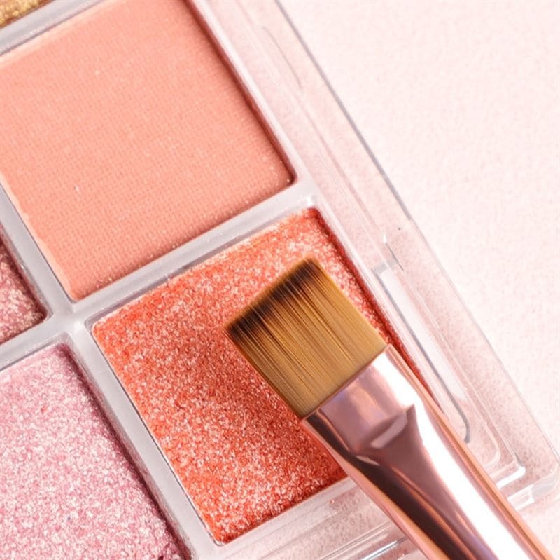 Technique Pro Brush Set Интензивне четкице за сенке за очи - ружичасто злато / црна