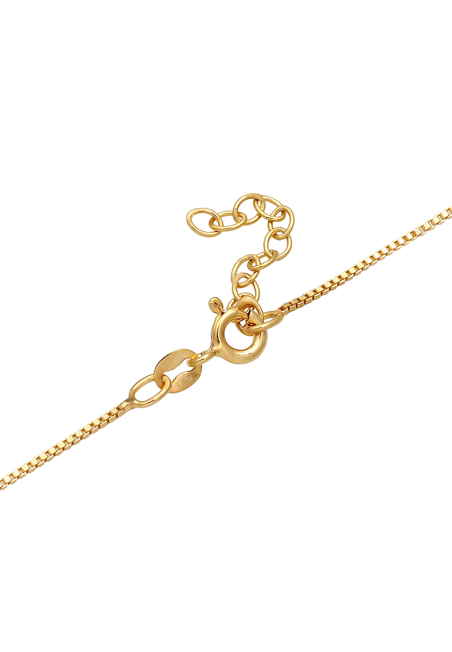 Elli Rectangle Pendentif Géo Basic Minimal Collier Femme - (925/1000) Argent