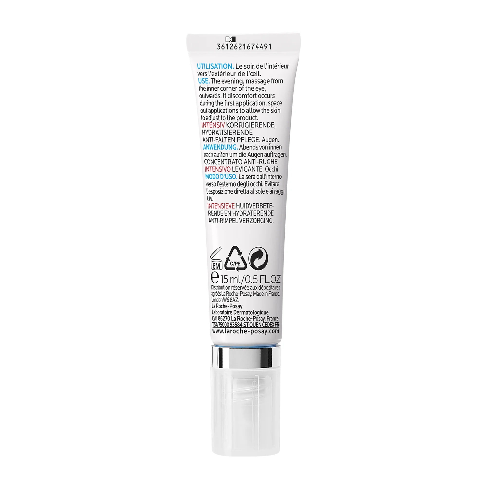 LA ROCHE POSAY La Roche Posay Redermic R Yeux concentraat 15 ml tegen veroudering van de huid rond de ogen