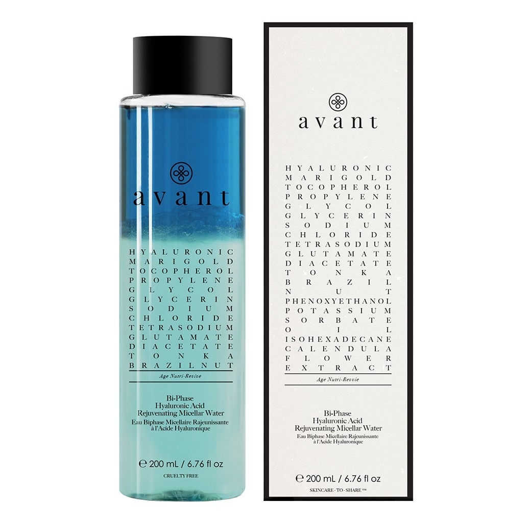 Avant Skincare Eau Biphase Rajeunissante à l'Acide Hyaluronique