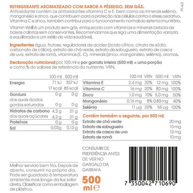 Vitamin Well Antioksidantti Persikka Vitamiinijuoma 500 ml 500 ml