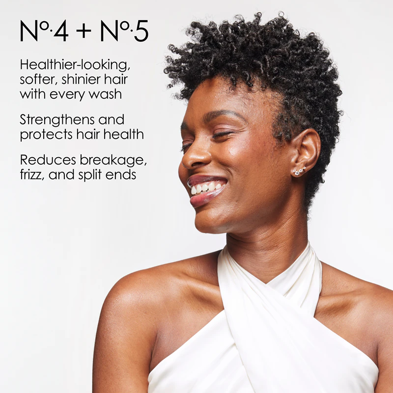 condicionador Olaplex N°5 Bond Maintenance fortalece, hidrata e dá brilho.