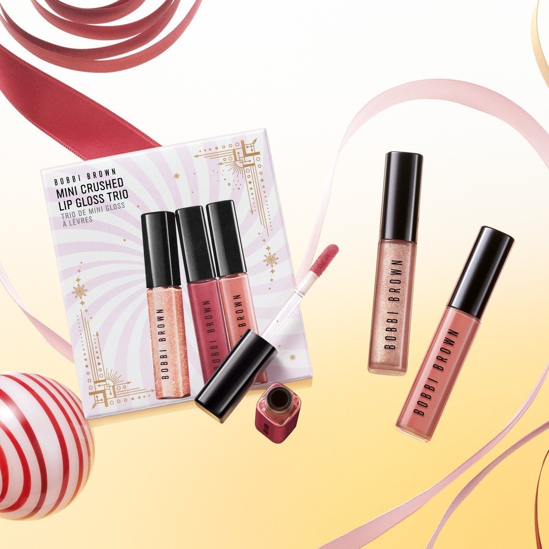 Bobbi Brown lūpu spīdums Minis Mini Crushed lūpu spīduma trio - 1 gab.