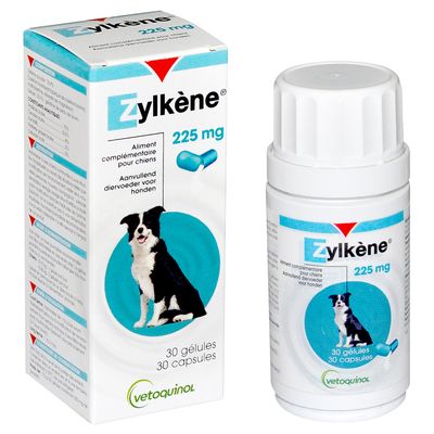 Kapsułki Zylkene 225 mg dla średnich psów 10-30 kg