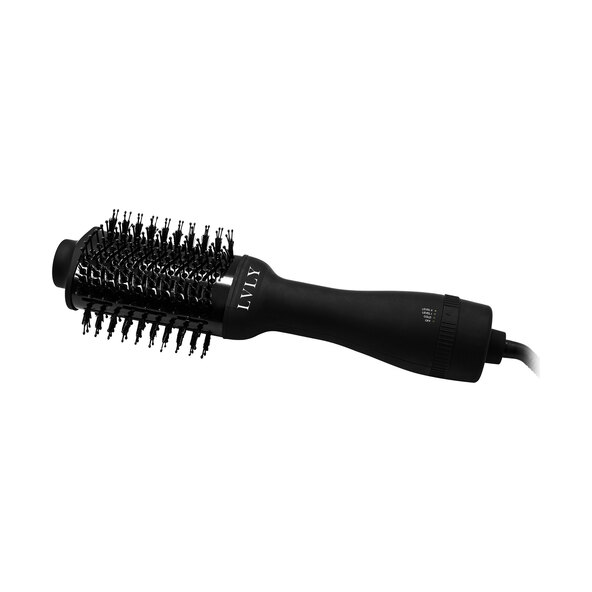 2-in-1 hot air brush, including accessories