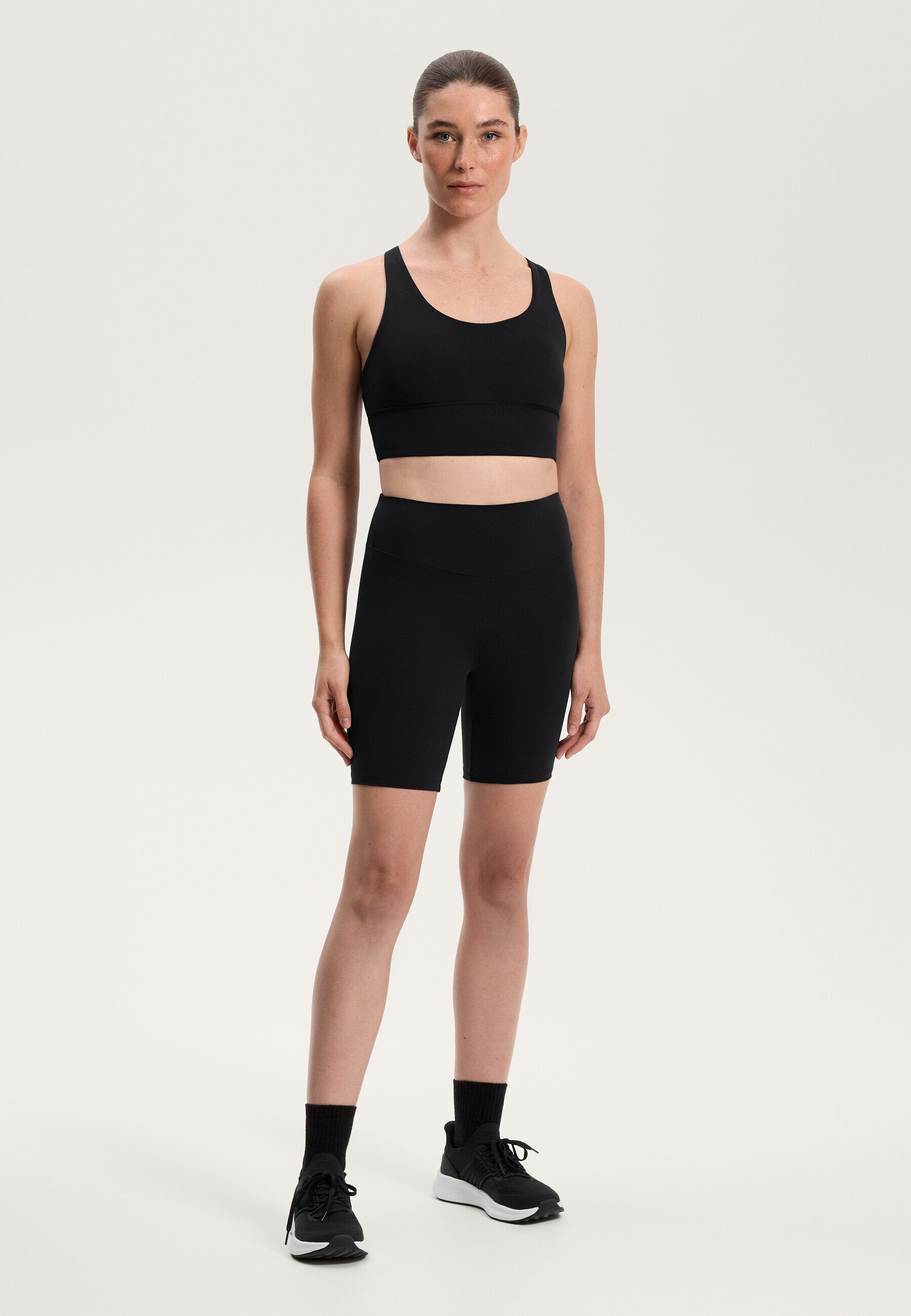 Legging OYSHO COMFORTLUX HIGH-RISE BIKER - Noir