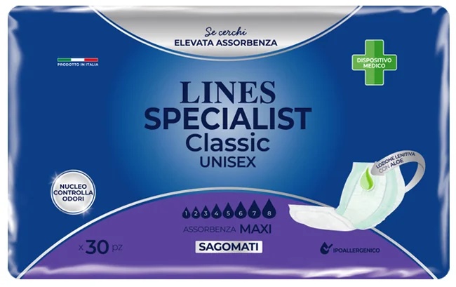 LÍNEAS LÍNEAS Especificación C Pann Sag Maxi 30P
