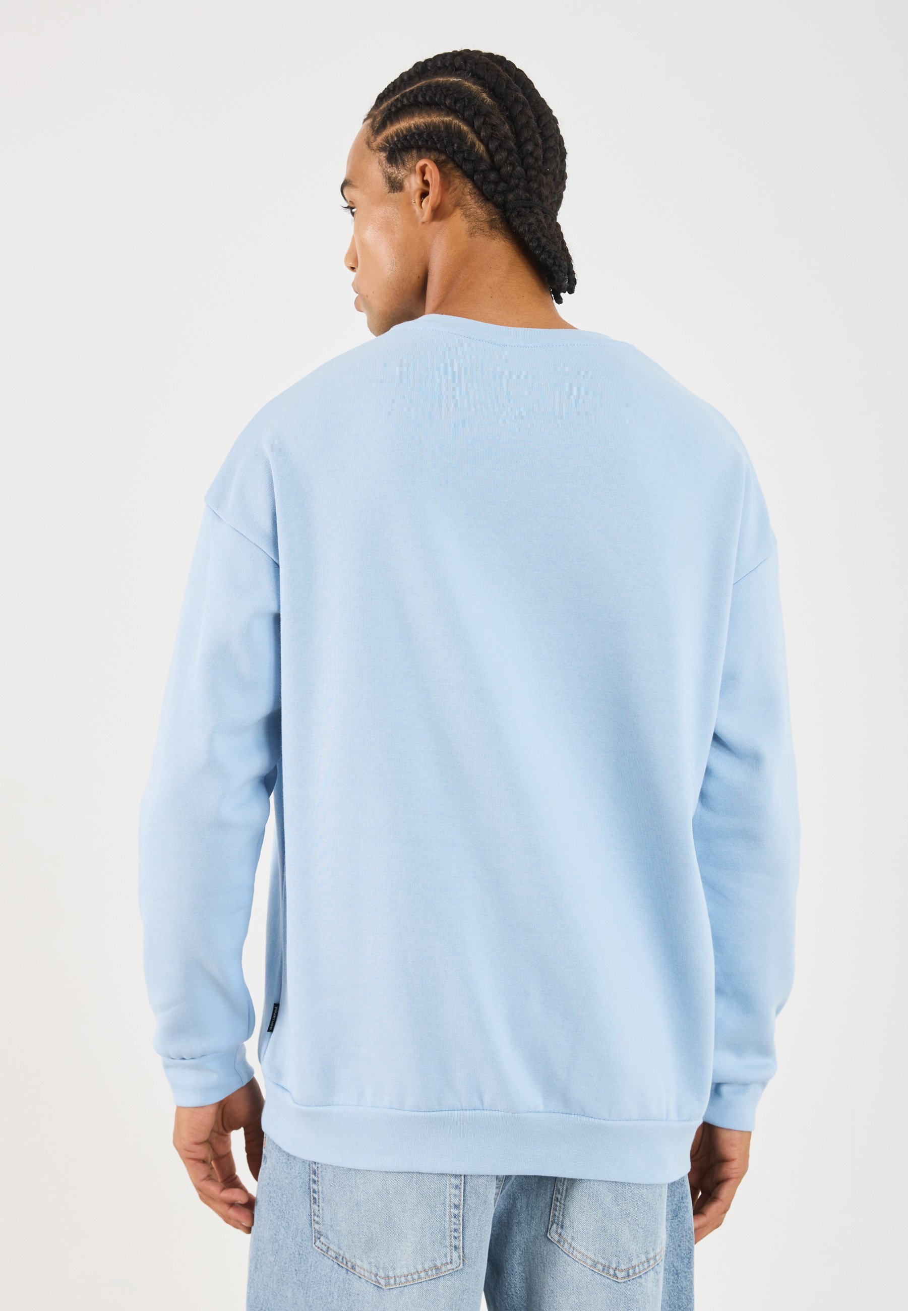 YOURTURN UNISEX 2-PACK - Sweatshirt - lichtblauw/gevlekt grijs