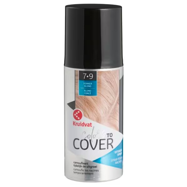 Kruidvat Colors to Cover sprej za izrastak, nijansa 7-9, tamno plava, 100ml