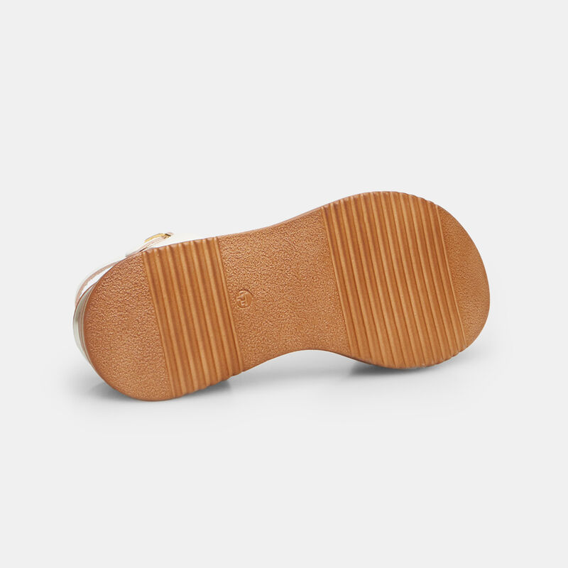 BATA Damsandaler i Läder med 6 cm Platåsula