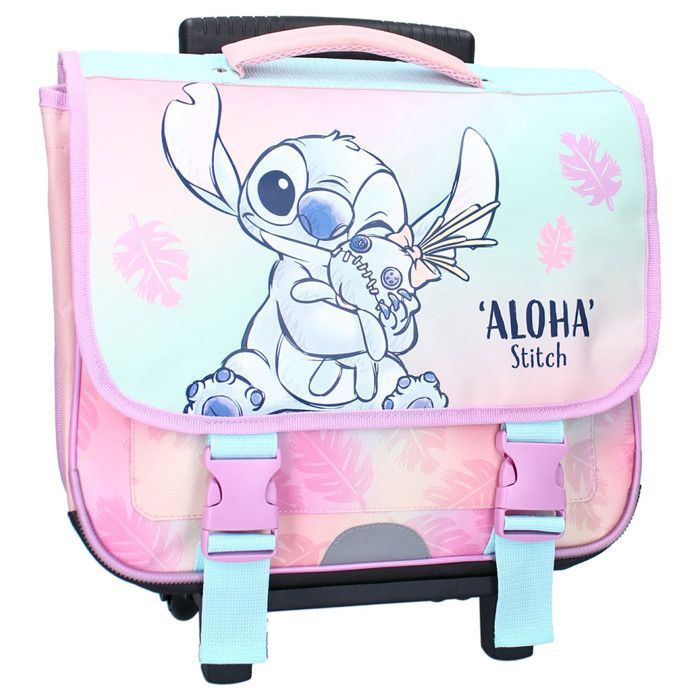 Mochila com Rodinhas Stitch Aloha - 38 cm Premium