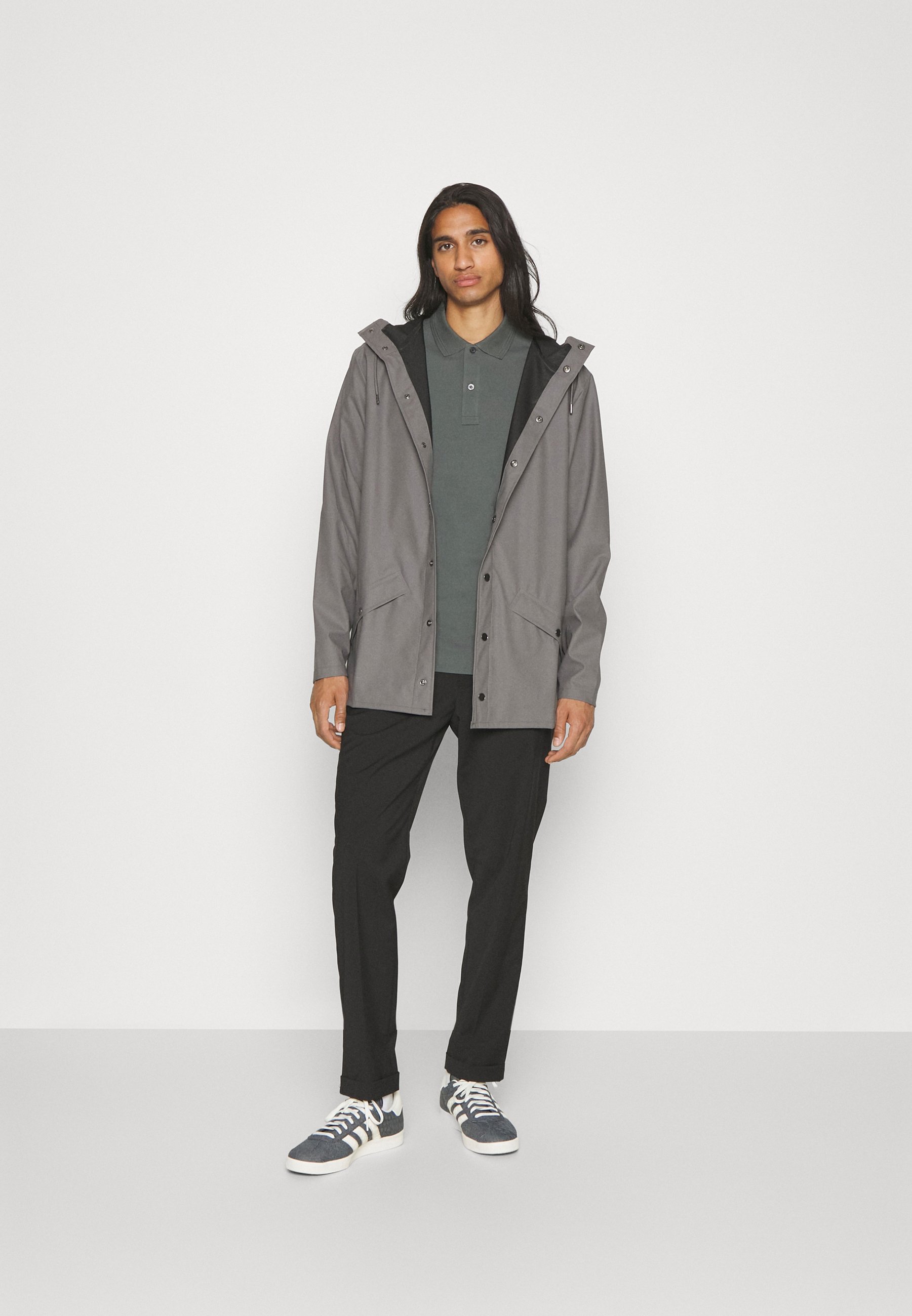 Regenjas/Parka (unisex) - grijs