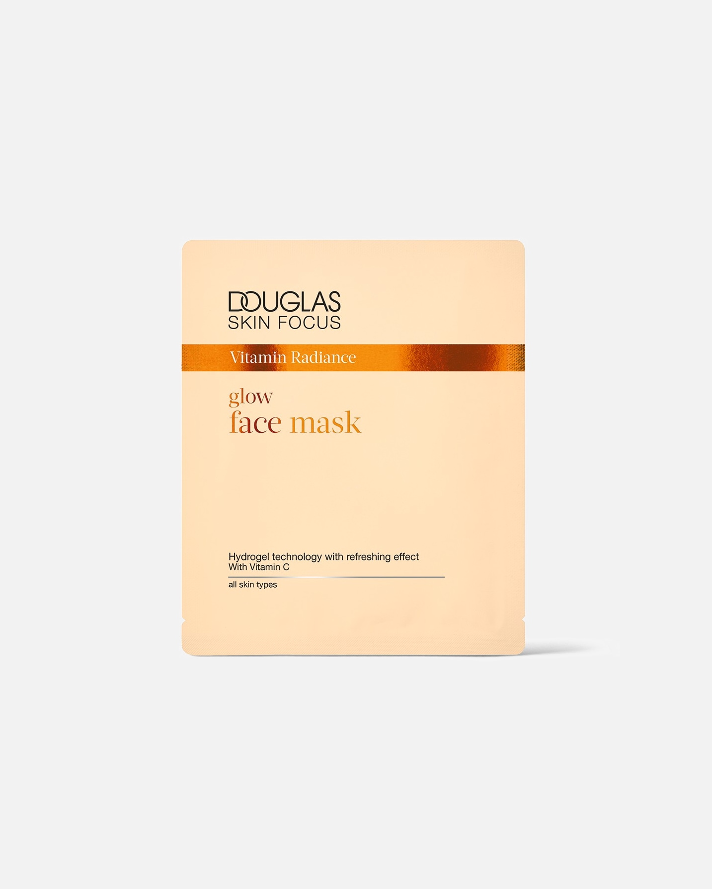 Μάσκα Προσώπου Douglas Collection Glow Mask Skin Focus Glow - 1 τεμάχιο