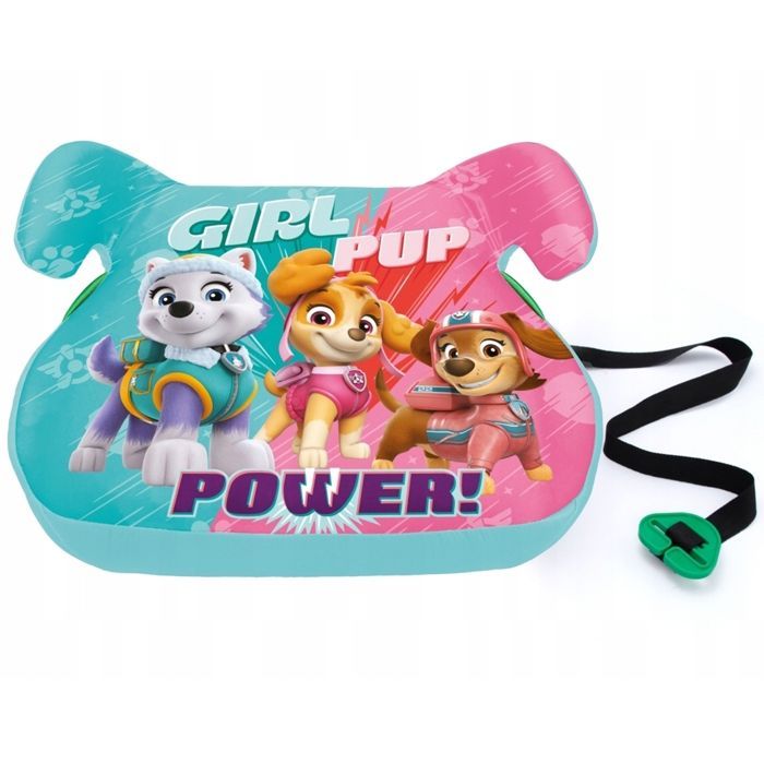 Silla infantil Paw Patrol, silla de coche, soporte para niñas de 15 a 36 kg, 125 a 150 cm