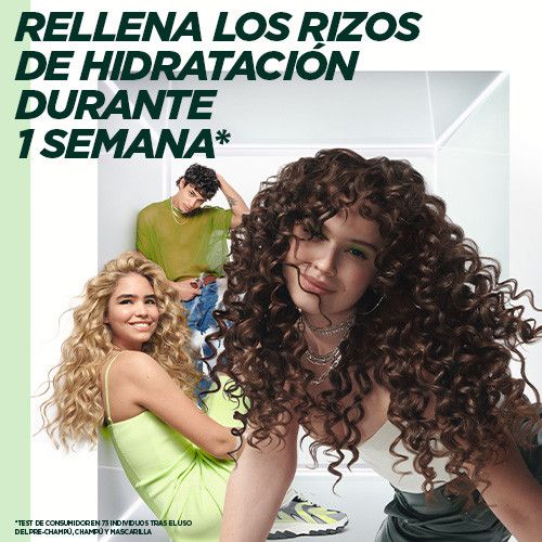 „Fructis Curl Method“ kaukė Nr. 2 drėkinamoms garbanoms Plaukų kaukės riebiems plaukams