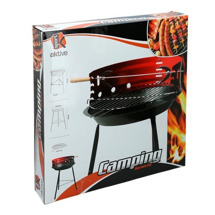 Barbacoa de carbón - ACTIVA - 42 cm - Carbón