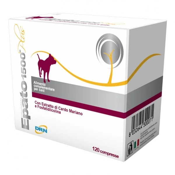 DRN Drn Epato 1500 Plus 120 tabletten leversupplement voor honden