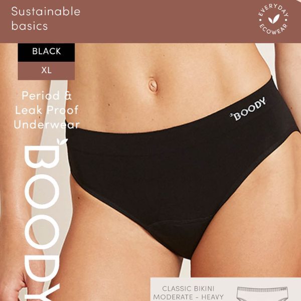BOODY Period Proof Classic Bikini Medium / Starke Blutung XL