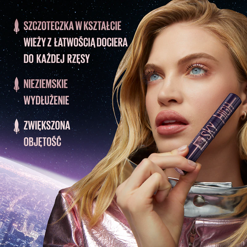 Řasenka Maybelline New York Lash Sensational Sky High pro zahušťování a prodlužování