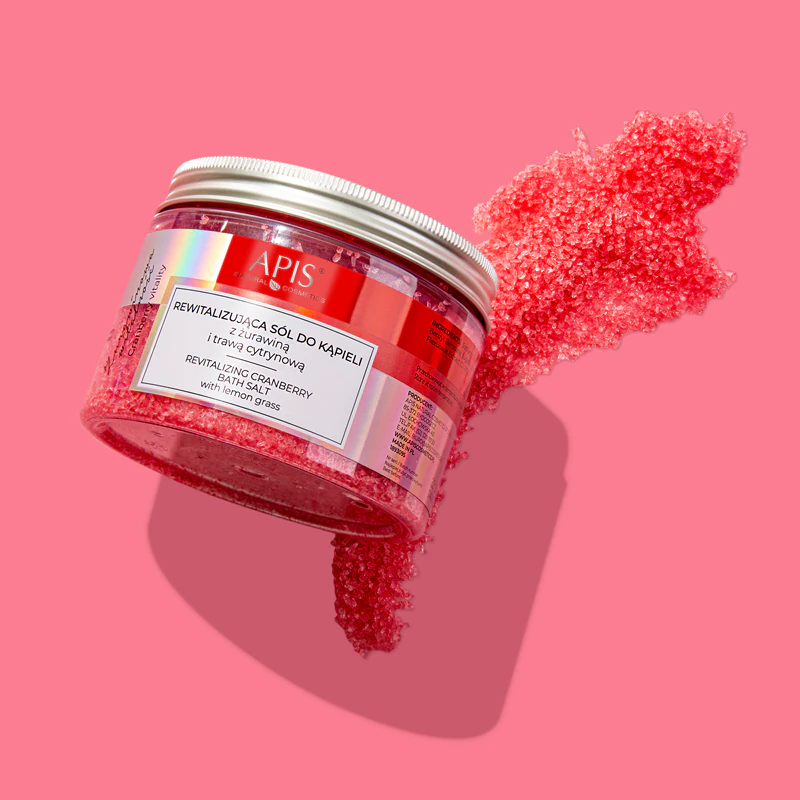 Apis Natural Cosmetics Cranberry Vitality Entspannendes Badesalz mit Mineralien aus dem Toten Meer