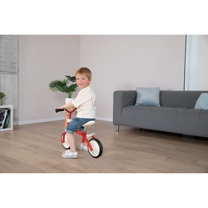 Loopfiets - Smoby - Rookie - Lichtgewicht metaal - Ergonomisch zadel - Stille wielen