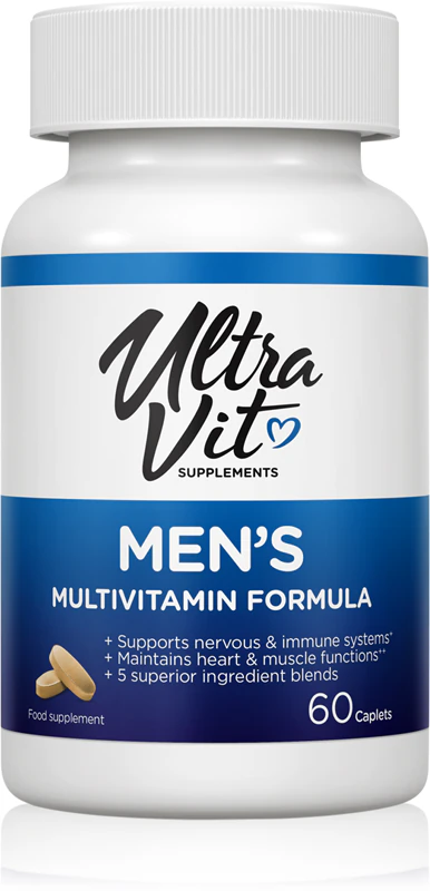 VPLab ULTRAVIT Multivitamin-Nahrungsergänzungsmittel für Männer – umfassendes Multivitaminpräparat