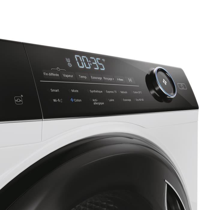 Lave-linge hublot HAIER HW100-B14959U1FR IPRO5 - 10kg - Direct Motion - 1400 trs/min - Classe A - Blanc