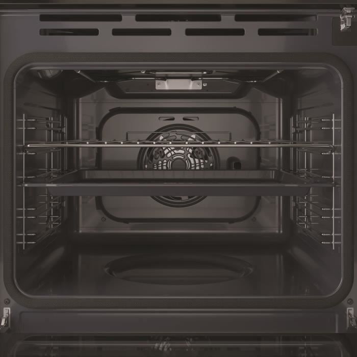 Four encastrable - Pyrolyse hydrolyse - Chaleur tournante - HOTPOINT - HAO475PB - Verre Noir - 71 L - A++