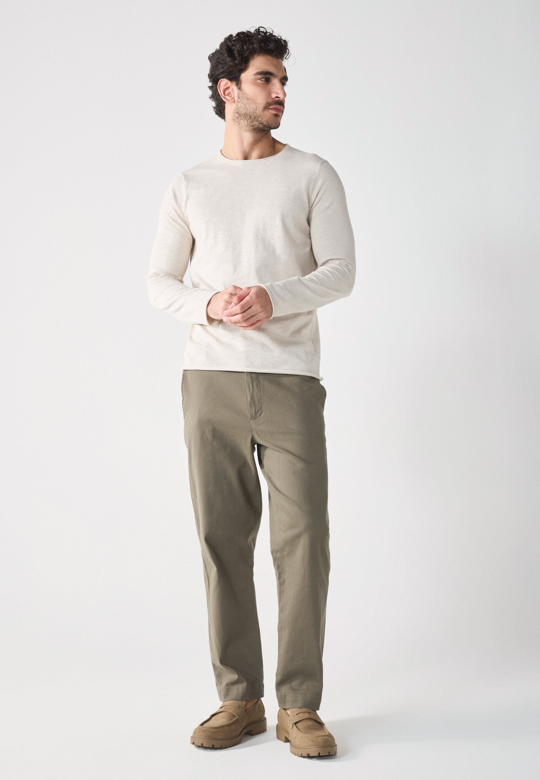 Pier One LINEN MIX - Trui - steen