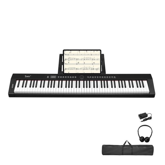 Pianoforte - LALAHO - pianoforte digitale a 88 tasti con funzioni MIDI e Bluetooth, borsa per il trasporto