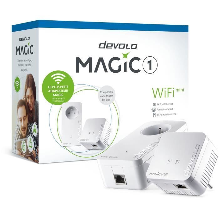 DEVOLO Magic 1 WiFi mini - Starterkit - 2 CPL-adapters - 1200 Mbit/s