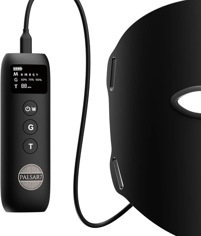 Máscara facial de LED PALSAR7 Photon 8 em 1
