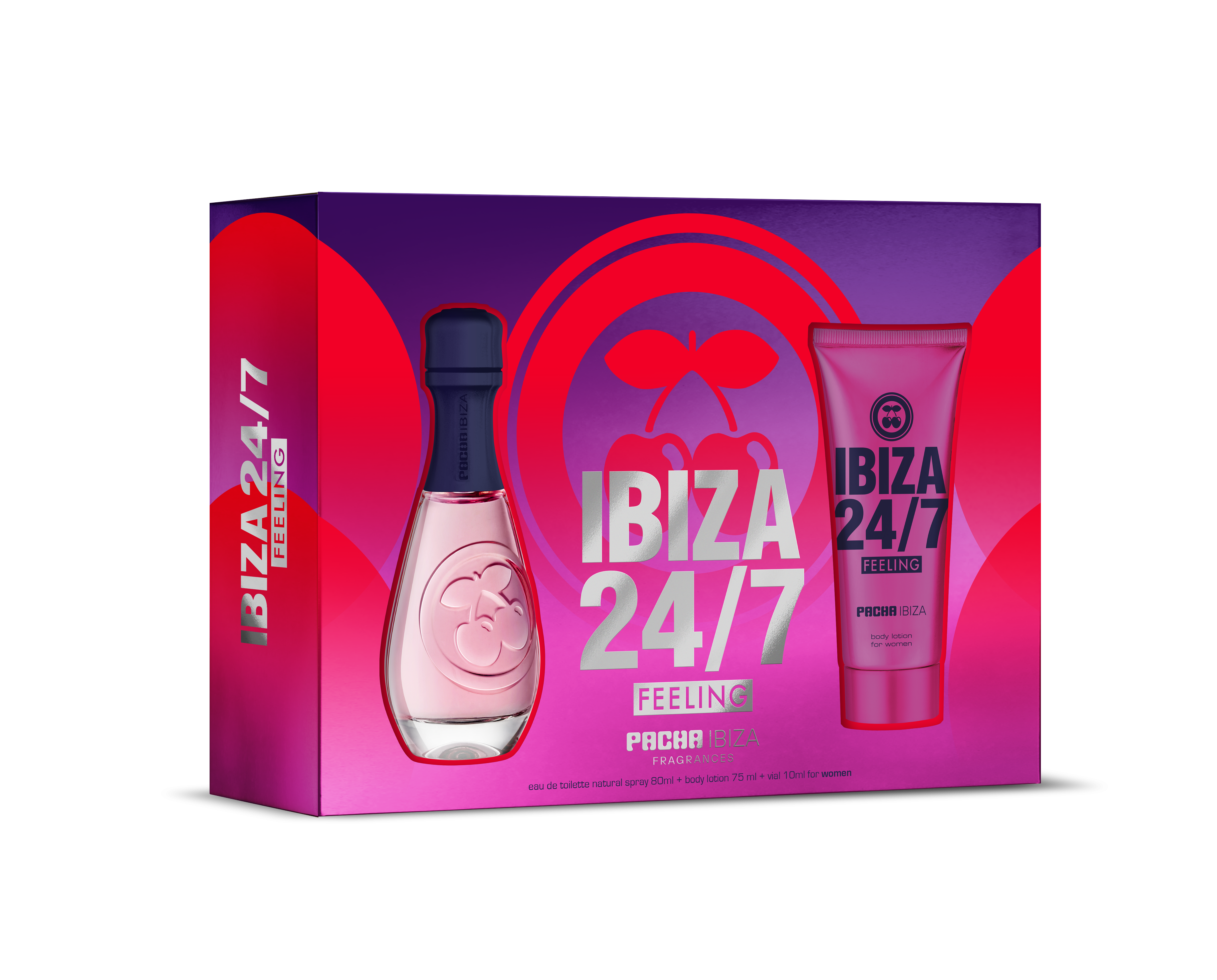 Darčeková sada toaletnej vody Ibiza 24/7 Feeling Women Parfémové sady pre ženy