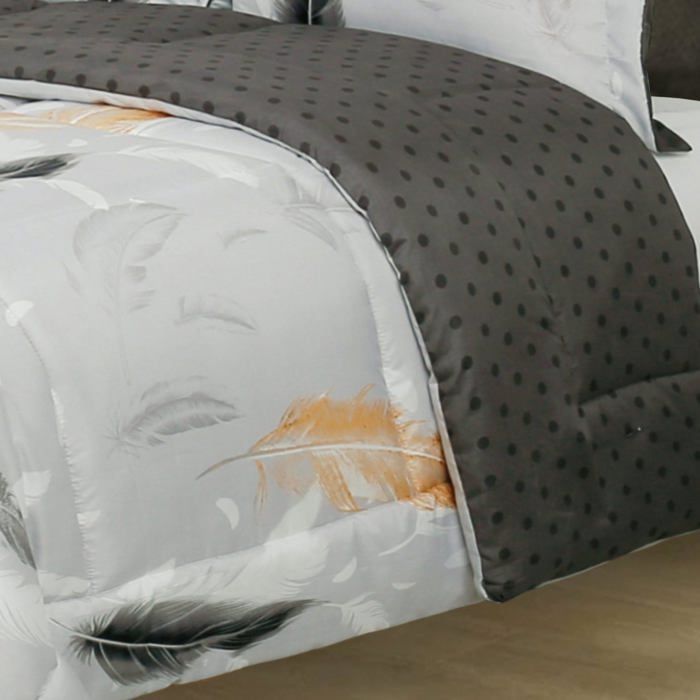 Couette Chaude 600 gsm 220x240cm+65x65cmx2 Confortable douceur extrême  EL-2022-037