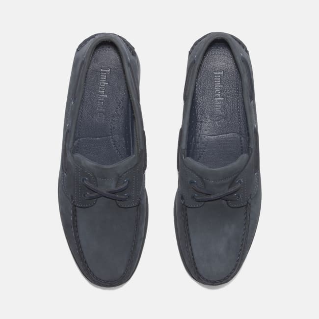 Scarpa da Barca in Pelle Classic da Uomo in blu                scuro