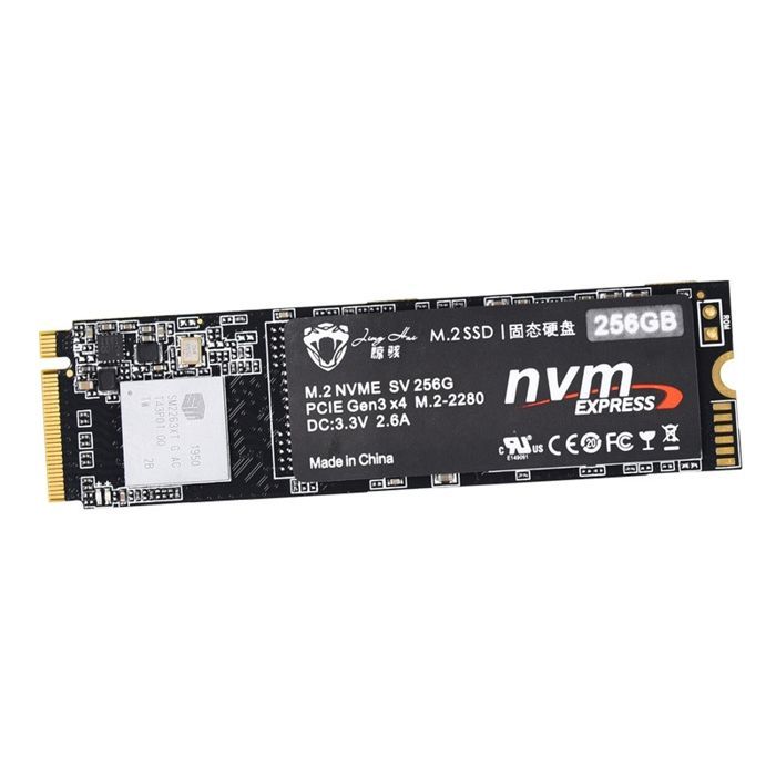 YONIS SSD PCIe NVMe ad alta velocità da 256 GB per notebook e desktop con trasferimento rapido, ROM