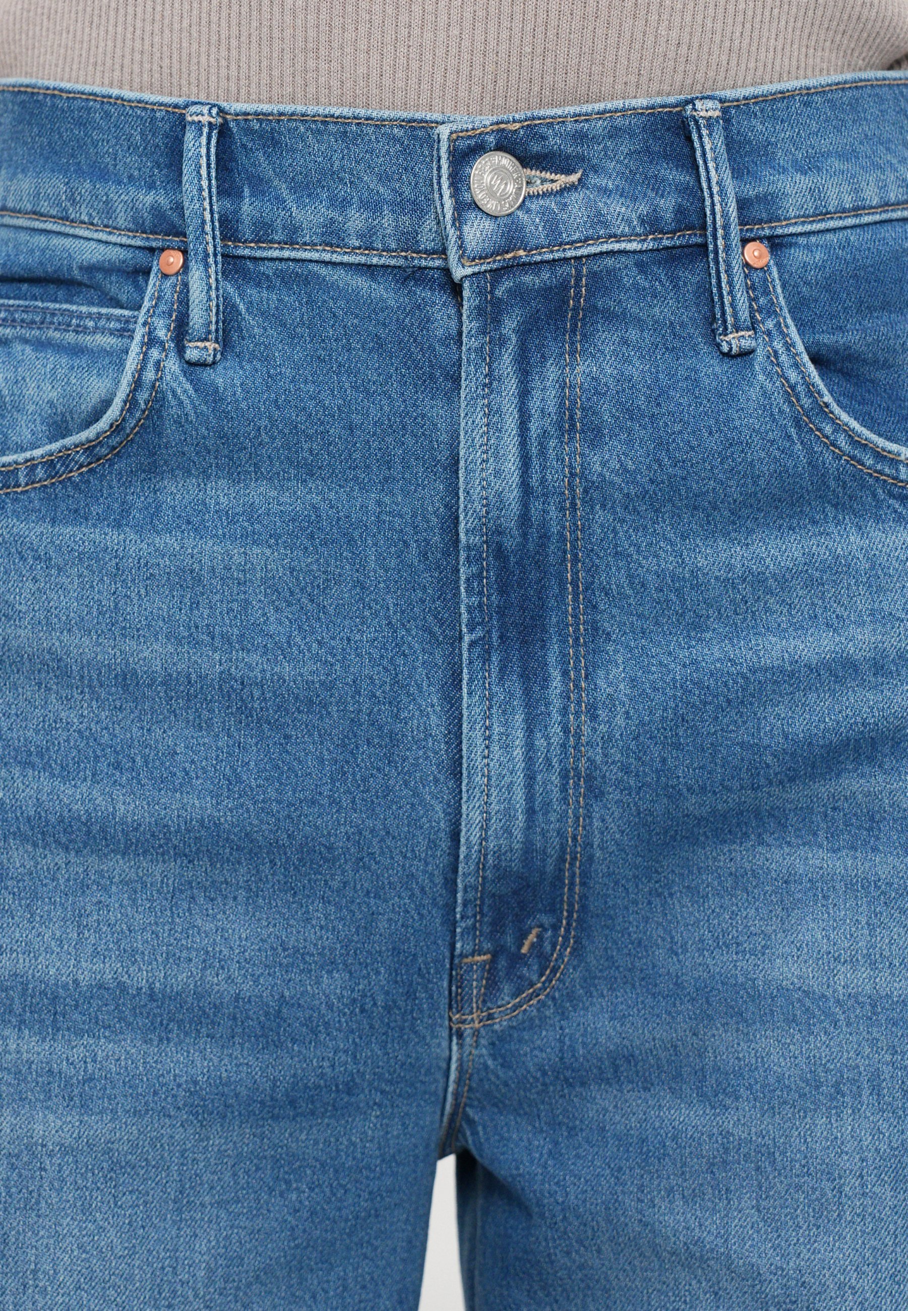 Mother HI WAISTED TUNNEL VISION SNEAK SUPERIOR - Rechte jeans - blauwe denim