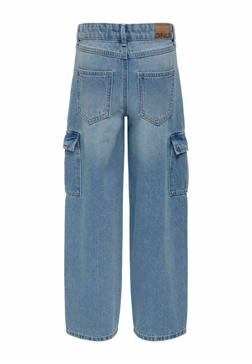 ALLEEN VOOR MEISJES Cargobroek - lichtblauwe denim