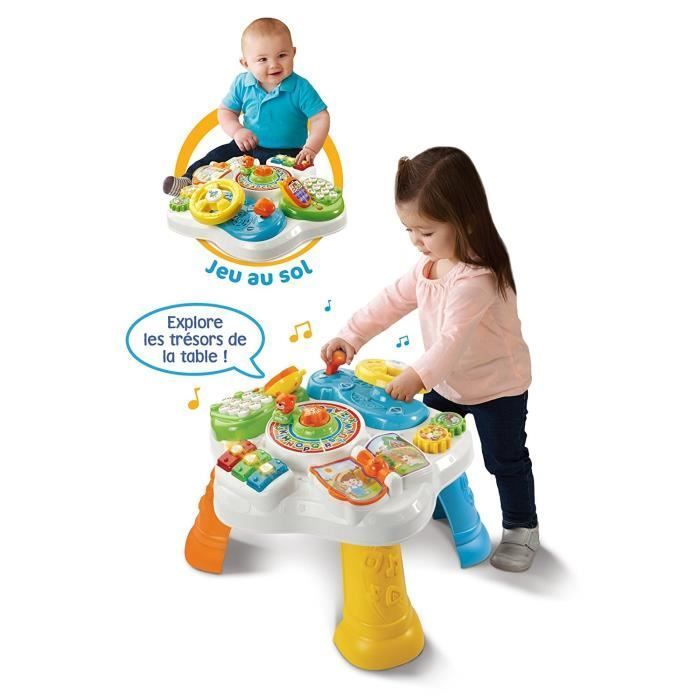 VTech kaksikielinen aktiviteettipöytä - Kaksikielinen aktiviteettipöytäni - Monivärinen - 100 % kaksikielinen - 9 kuukaudesta ylöspäin