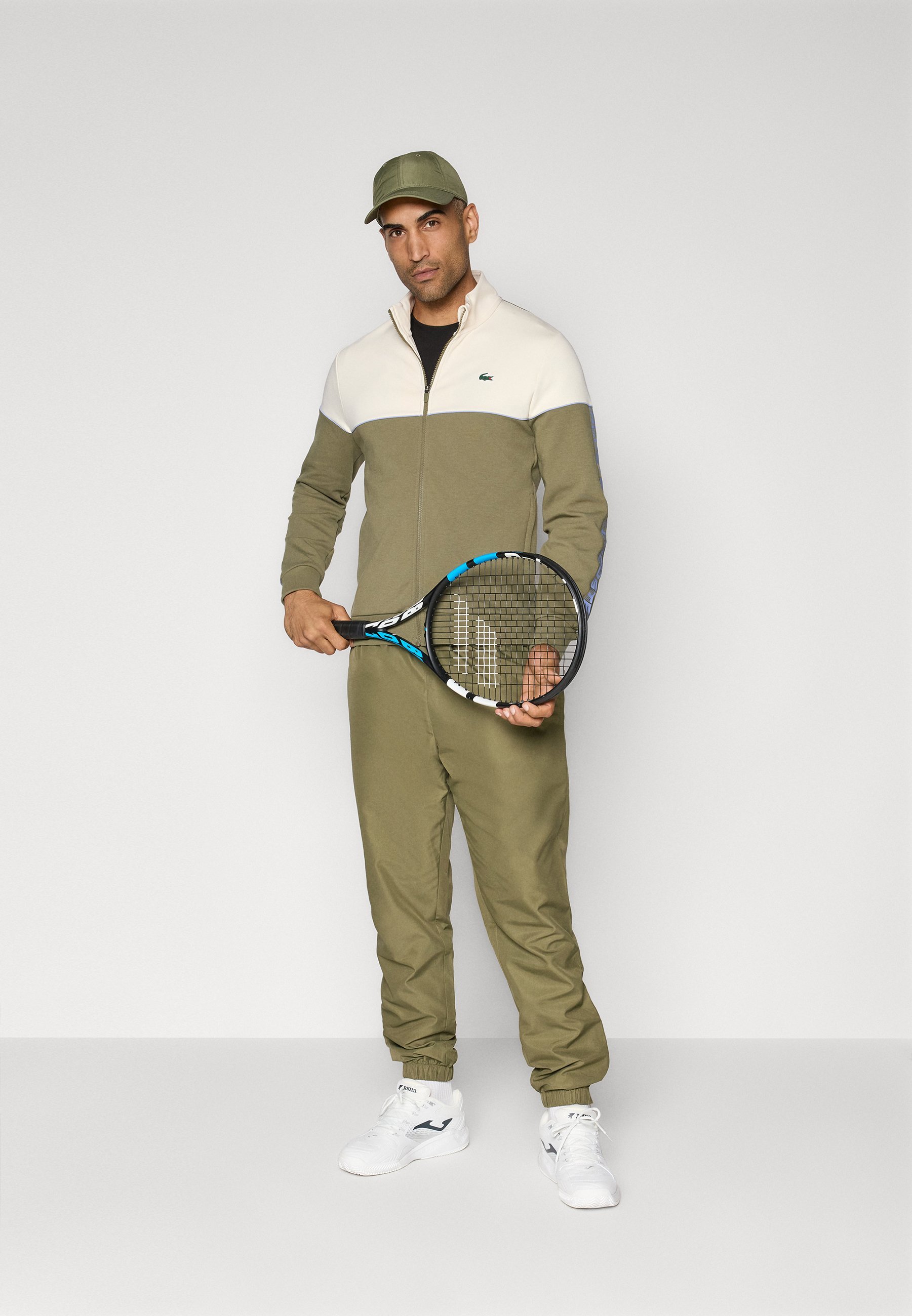 Giacca da tennis Lacoste Sport - Felpa con zip - verde oliva/laplandia