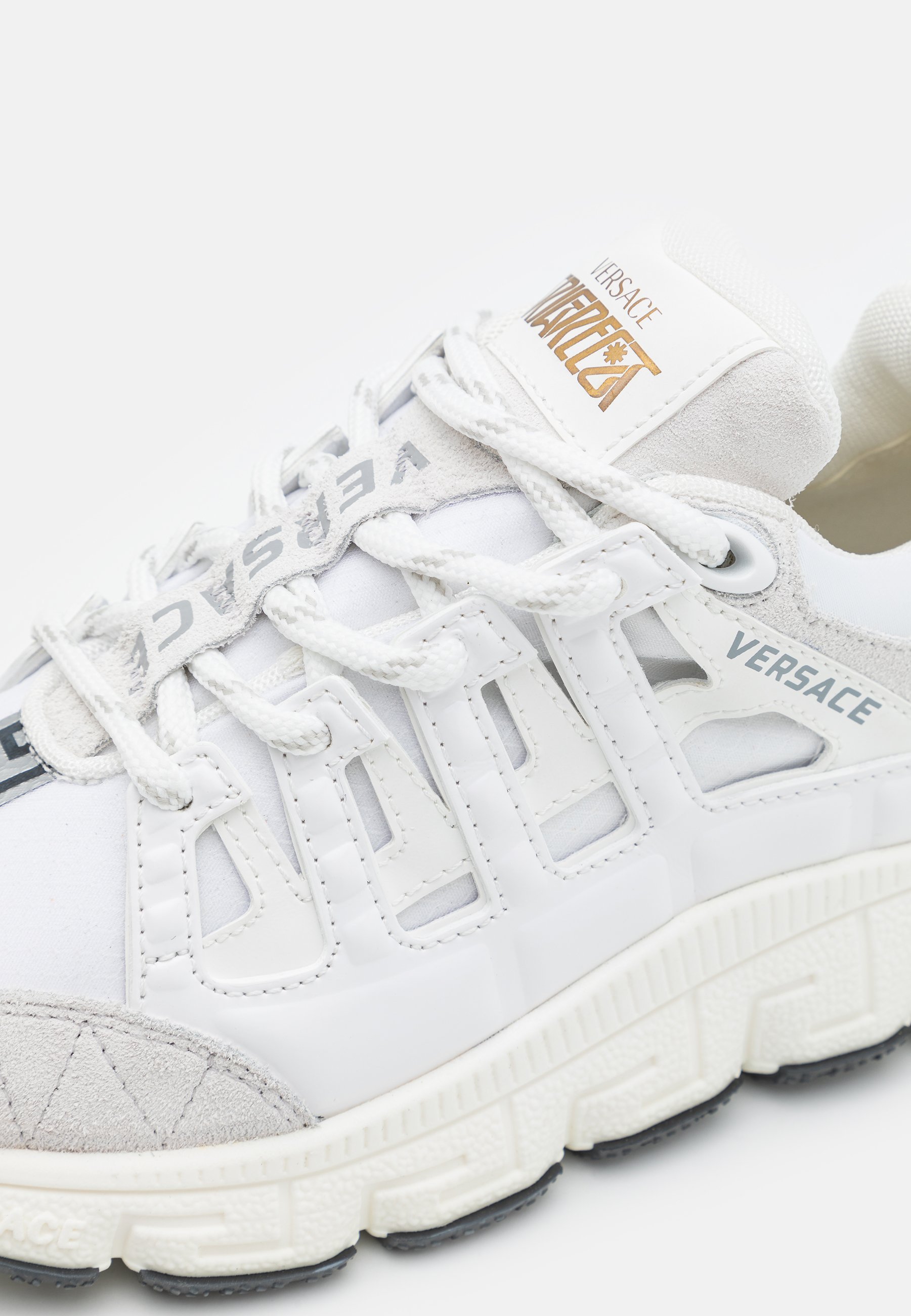 Baskets Versace TRIGRECA UNISEXES - blanches/dorées