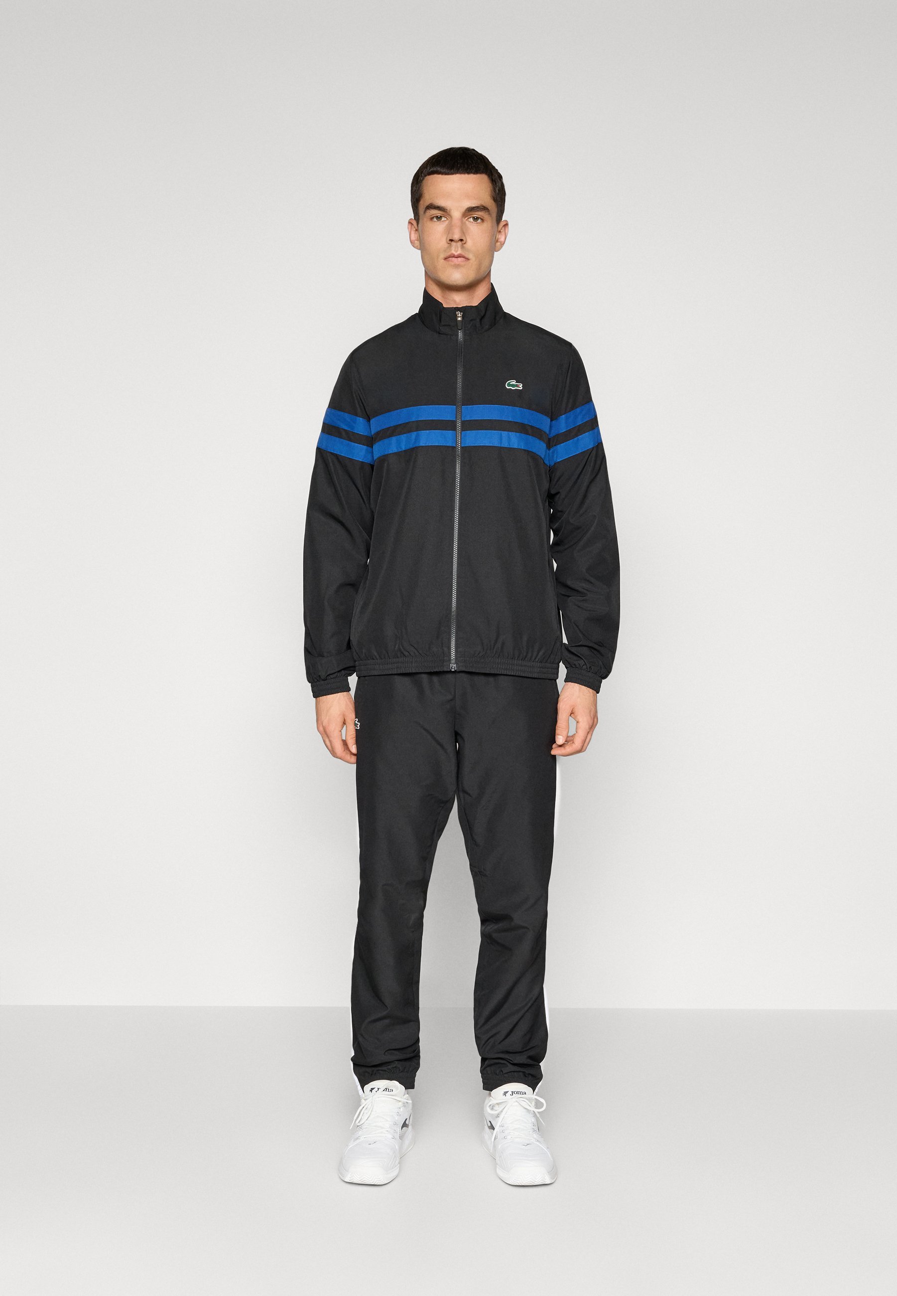 Lacoste Sport Tennis Trainingspak Set - Trainingspak - zwart/Frans blauw/wit