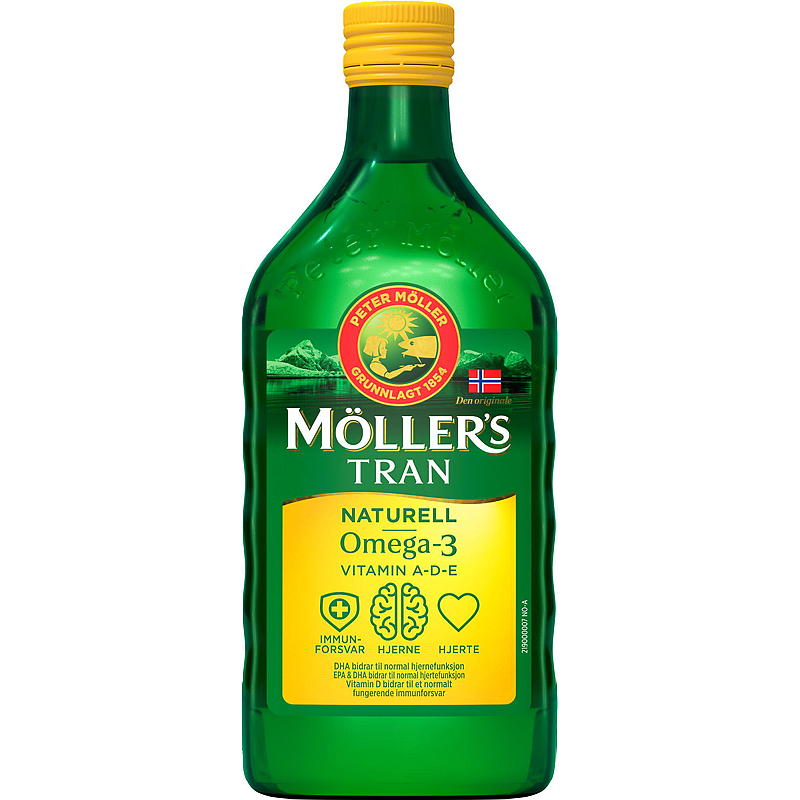 Möller's Möller's Torskelevertran 500 ml Naturlig