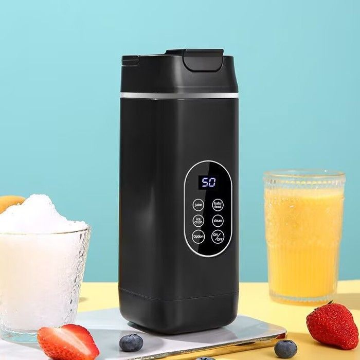 Portable Multifunctional Electric Juicer, Small Citrus Press, Pulp Separator