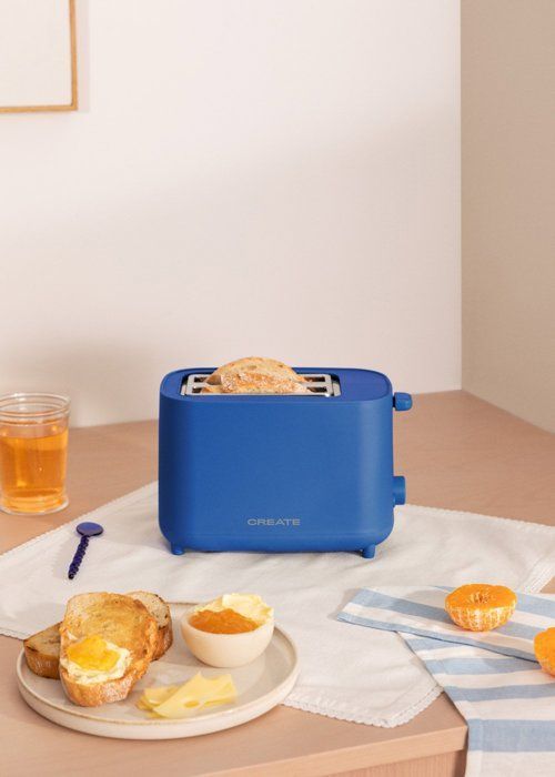 Tostapane - Create - 750 W - 6 livelli di doratura - Funzioni di sicurezza - Colori pastello