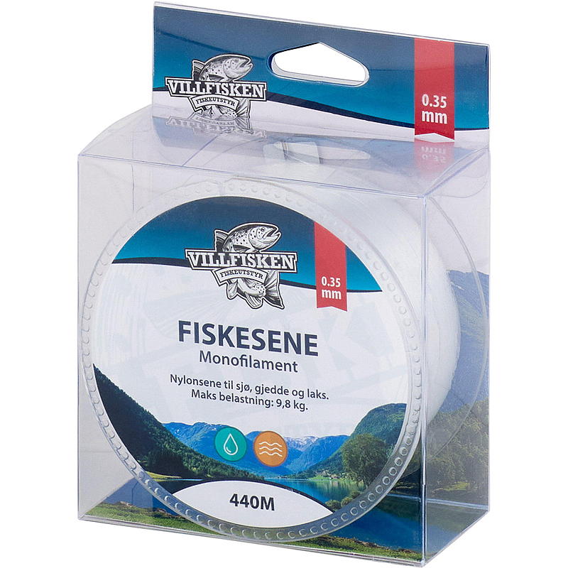 Villfisken Fiskesnøre mono 0,35 mm, 440 m, Villfisken