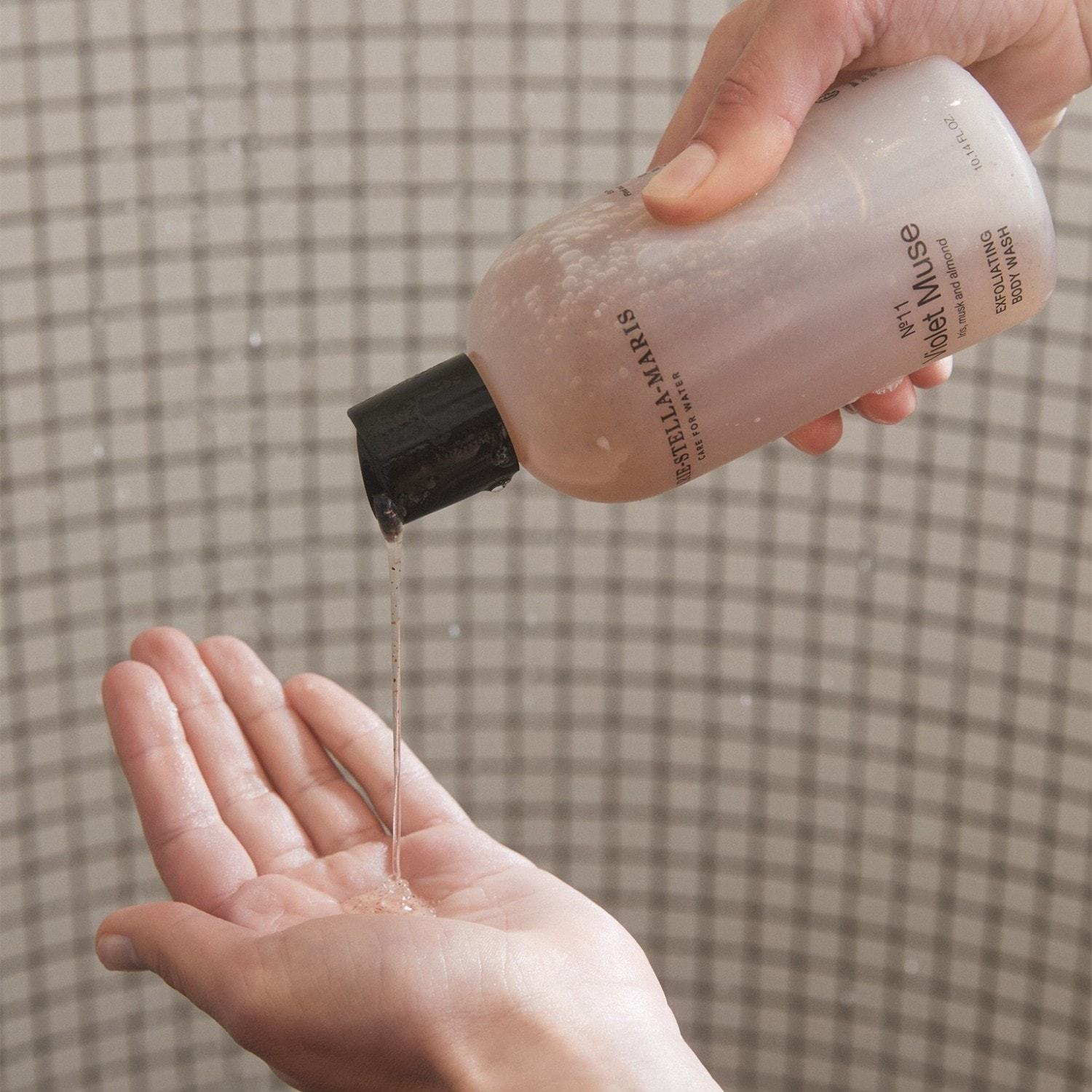 Marie-Stella-Maris Exfoliačný sprchový gél Violet Muse - 300 ml