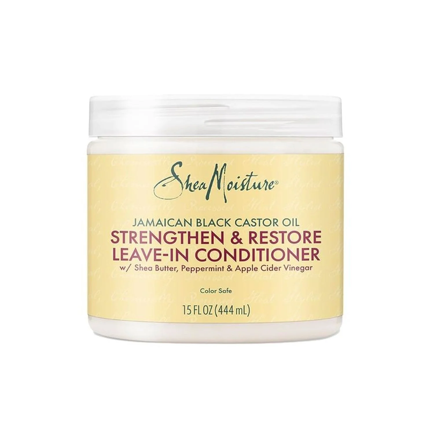 Jamaican Black Castor Oil Strengthen & Restore Leave-In Conditioner - Balsamo Senza Risciacquo Capelli, Balsamo Disciplinante/Anticrespo Capelli