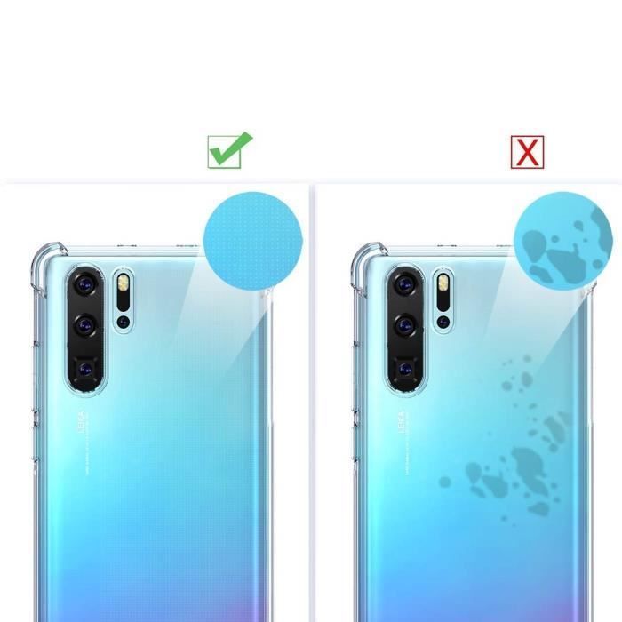 Funda para Huawei P30 PRO - Silicona suave transparente antichoque con gel TPU [Phonillico®]
