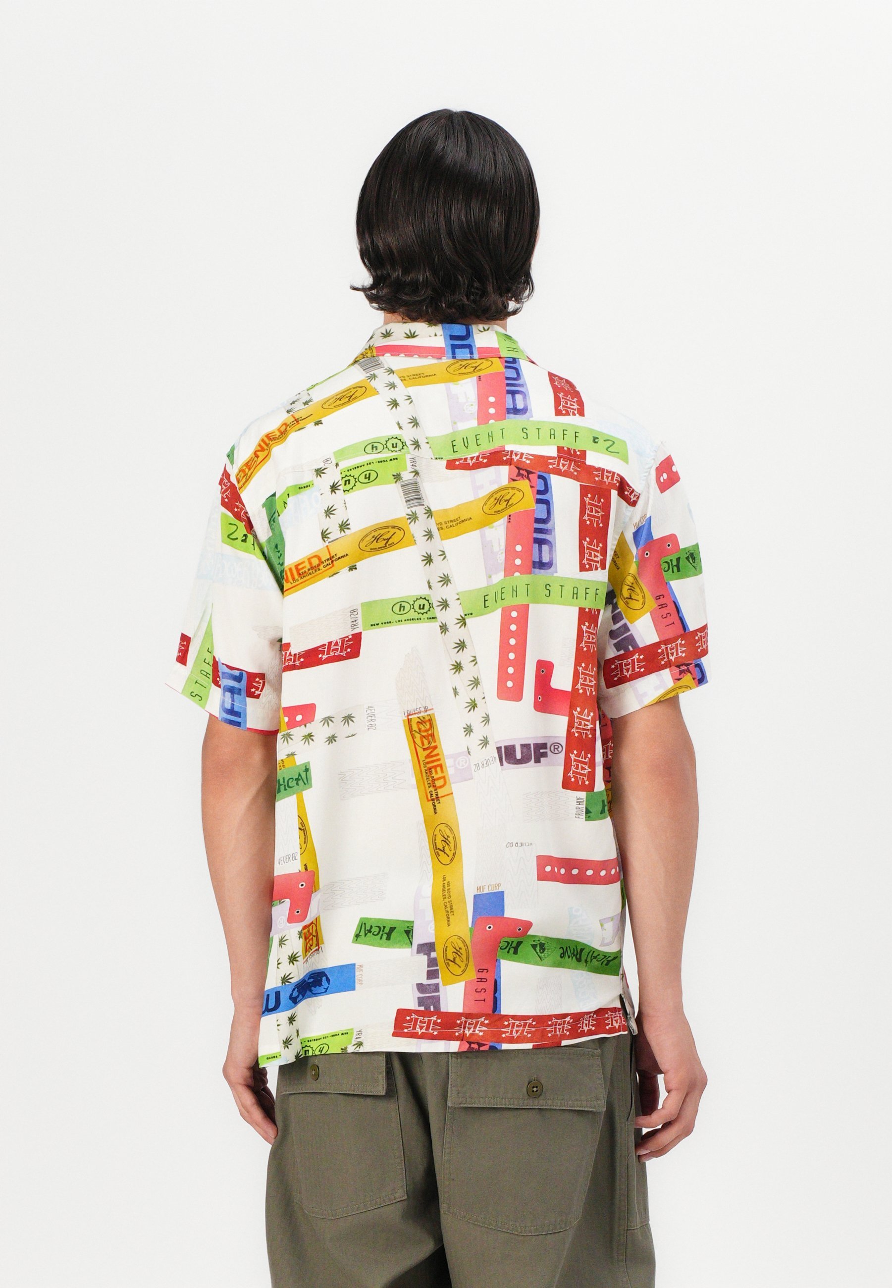 CHEMISE HUF ADMISSION RESORT UNISEXE - Chemisier boutonné - multicolore